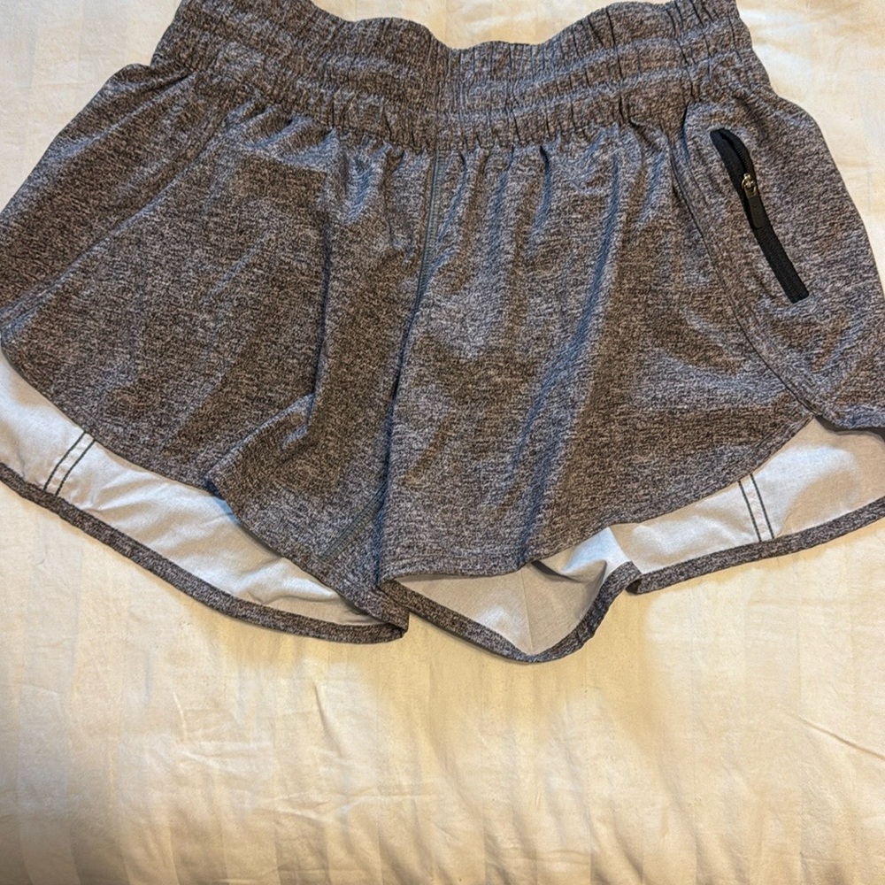 lululemon athletica Gray Athletic Shorts Lightweight Performance